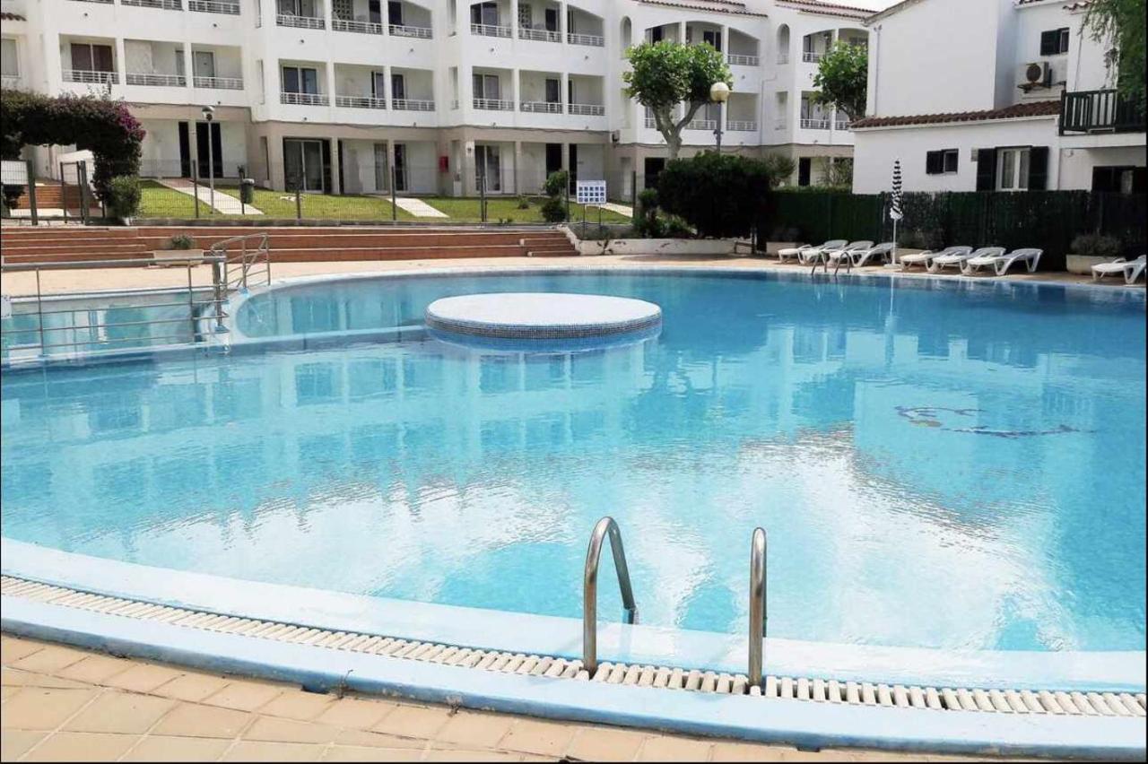 Apartamento Bajo Con Piscina Macarella Cala'N Blanes  Zewnętrze zdjęcie